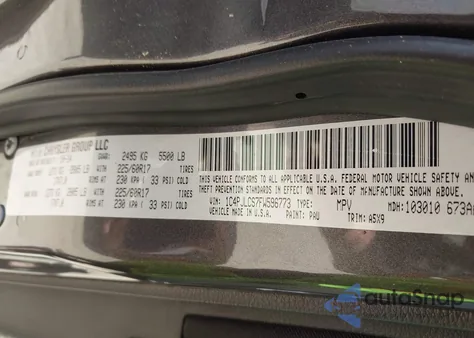 2015 Jeep Cherokee Latitude z USA, uszkodzony, nr VIN 1C4PJLCS7FW596773